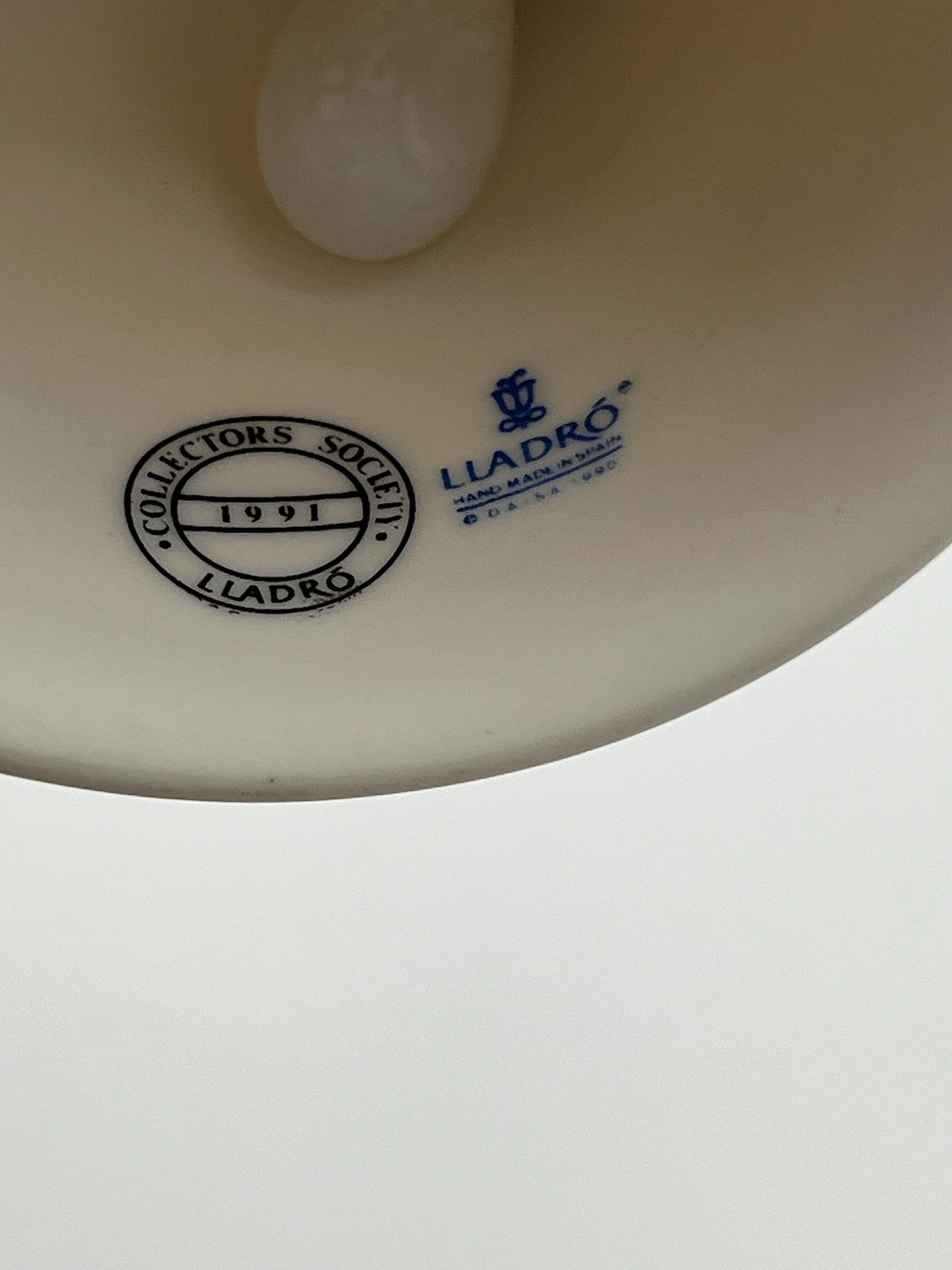 Lladro Pair of Bells, Summer Bell 1992 and Spring Bell 1991