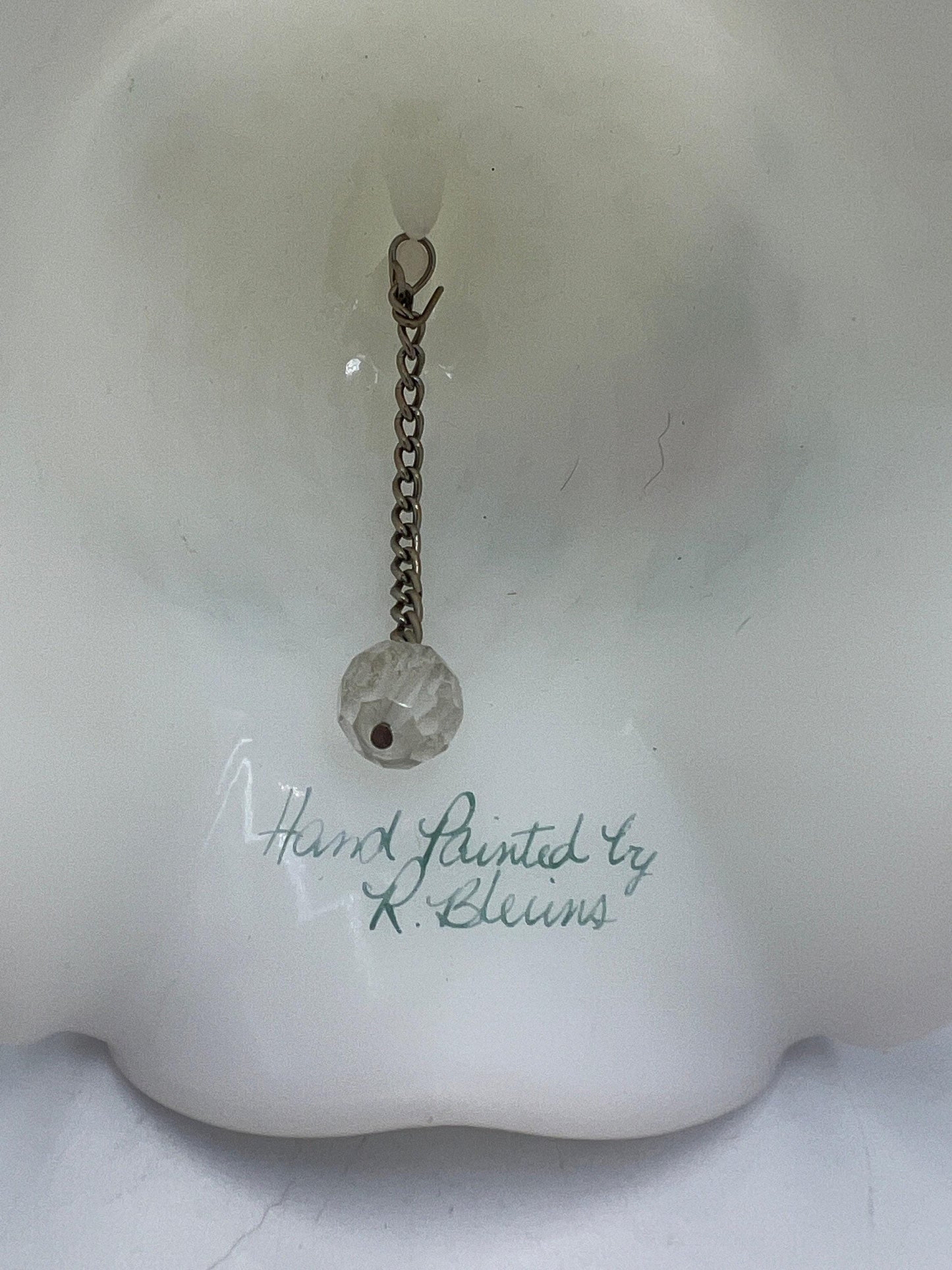 Rose Garden Bell: Fenton Hand-Painted Glass (Rare Collectible)