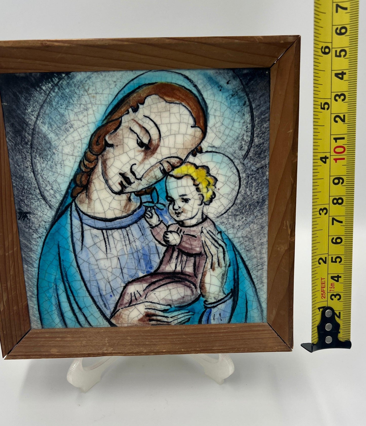 Faith Inspired Ceramic Tile: Christian Home Decor (6x6 Inch)
