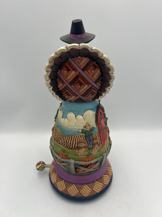 Jim Shore Musical Thanksgiving Turkey Figurine