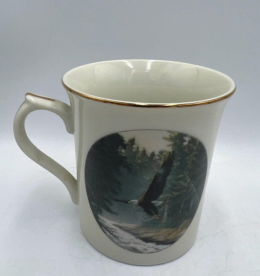 Lenox Eagle Conservation Collection 1994 Complete Mug Set of 4