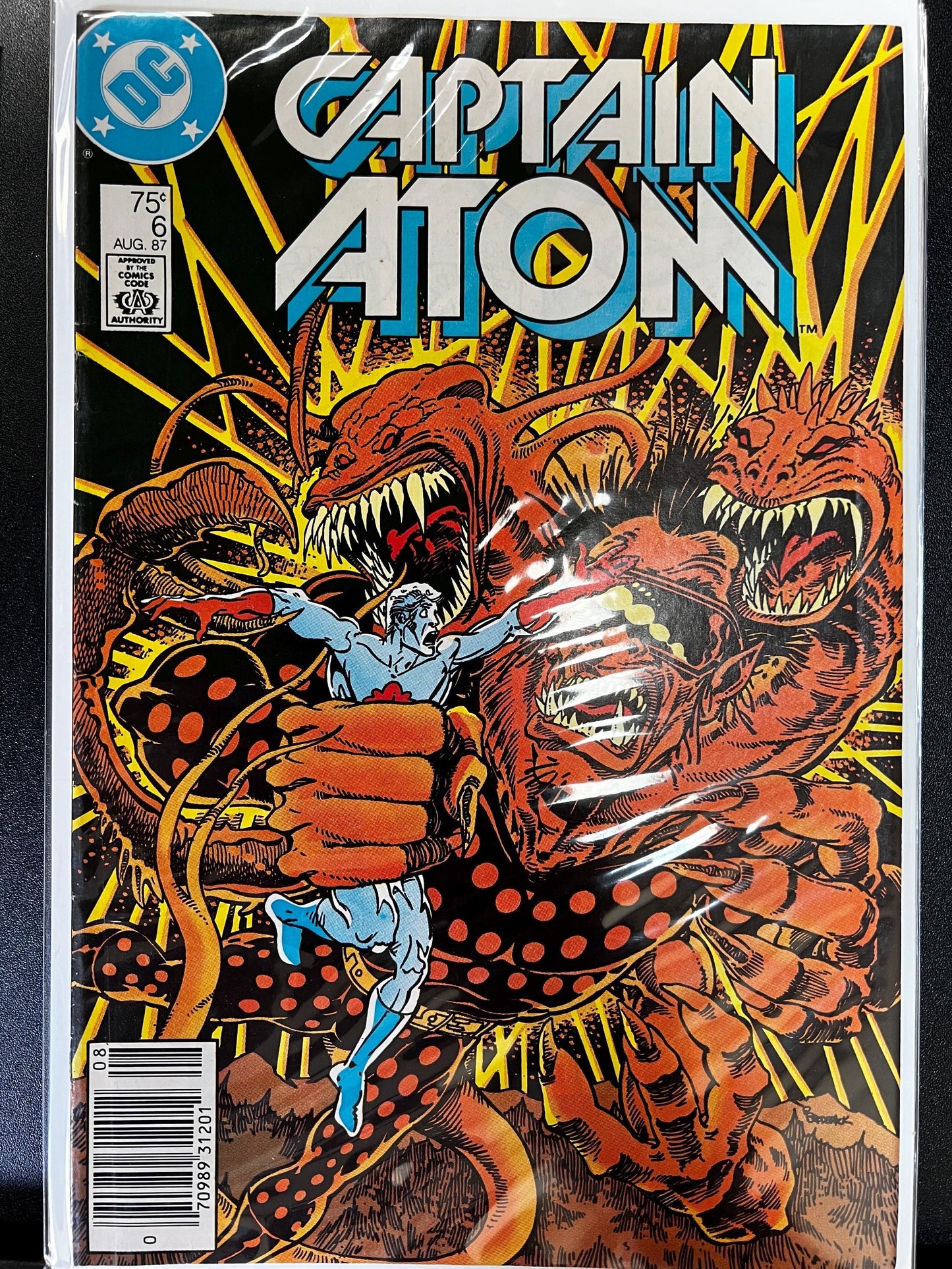 Captain Atom Comic Book Lot (7 Issues): DC Copper Age, Firestorm, Plastique Cover