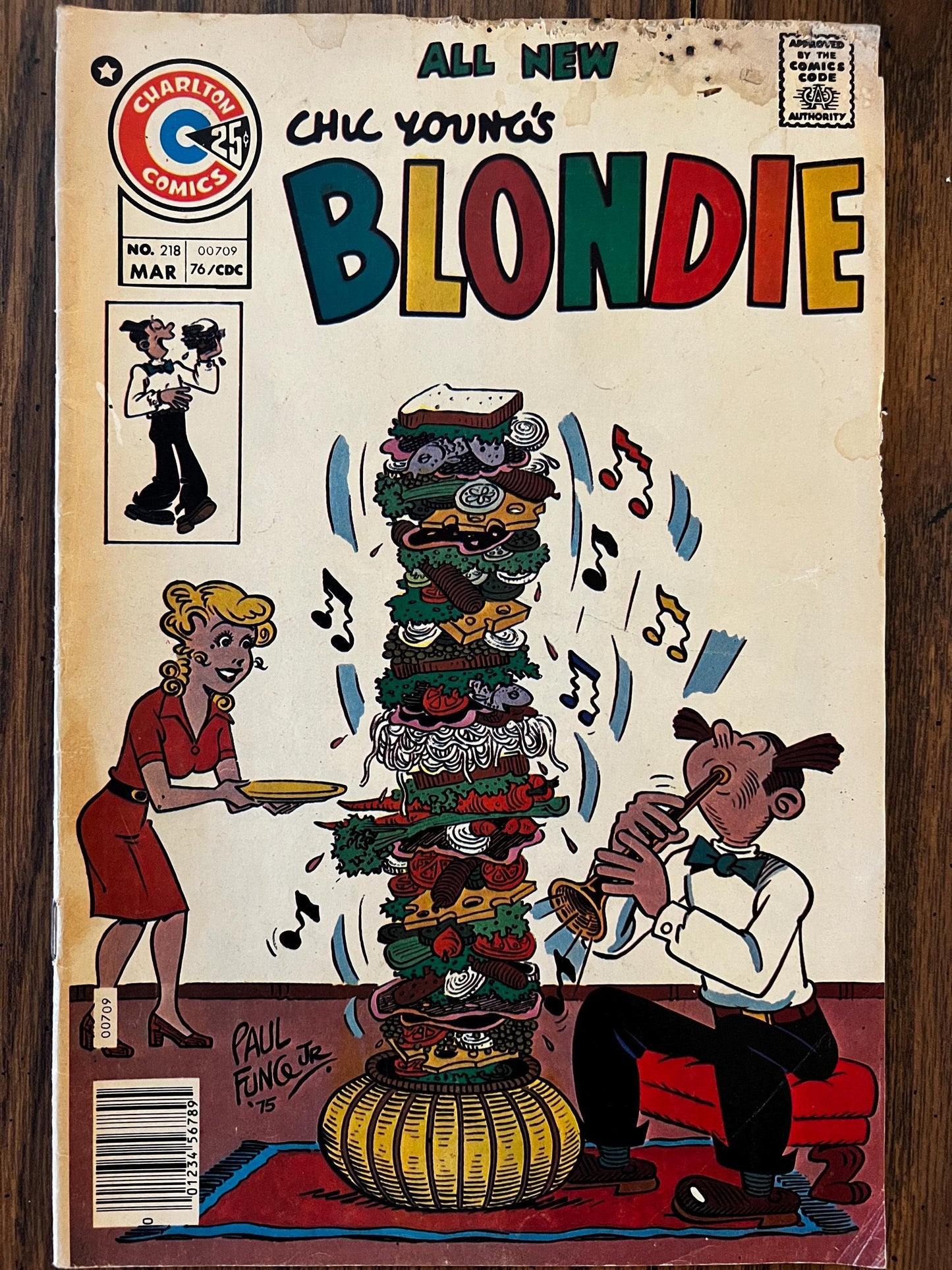 Vintage Charlton Comics Lot: Blondie, Flintstones, Beetle Bailey