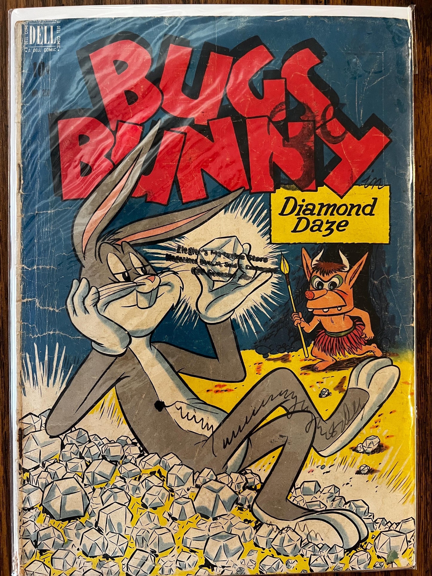 Vintage Dell Comic Book Lot: Looney Tunes, Bugs Bunny, 1950s-60s