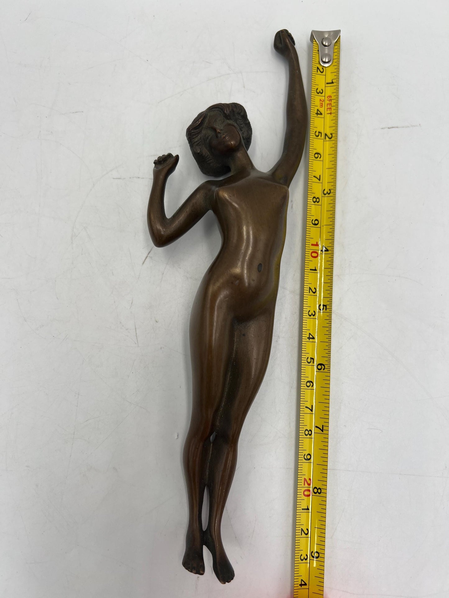 Art Deco Nude Woman Bronze Statuette