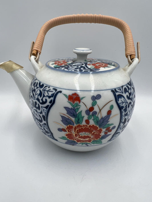 Vintage Japanese Tea Set Porcelain -Teapot & Cups