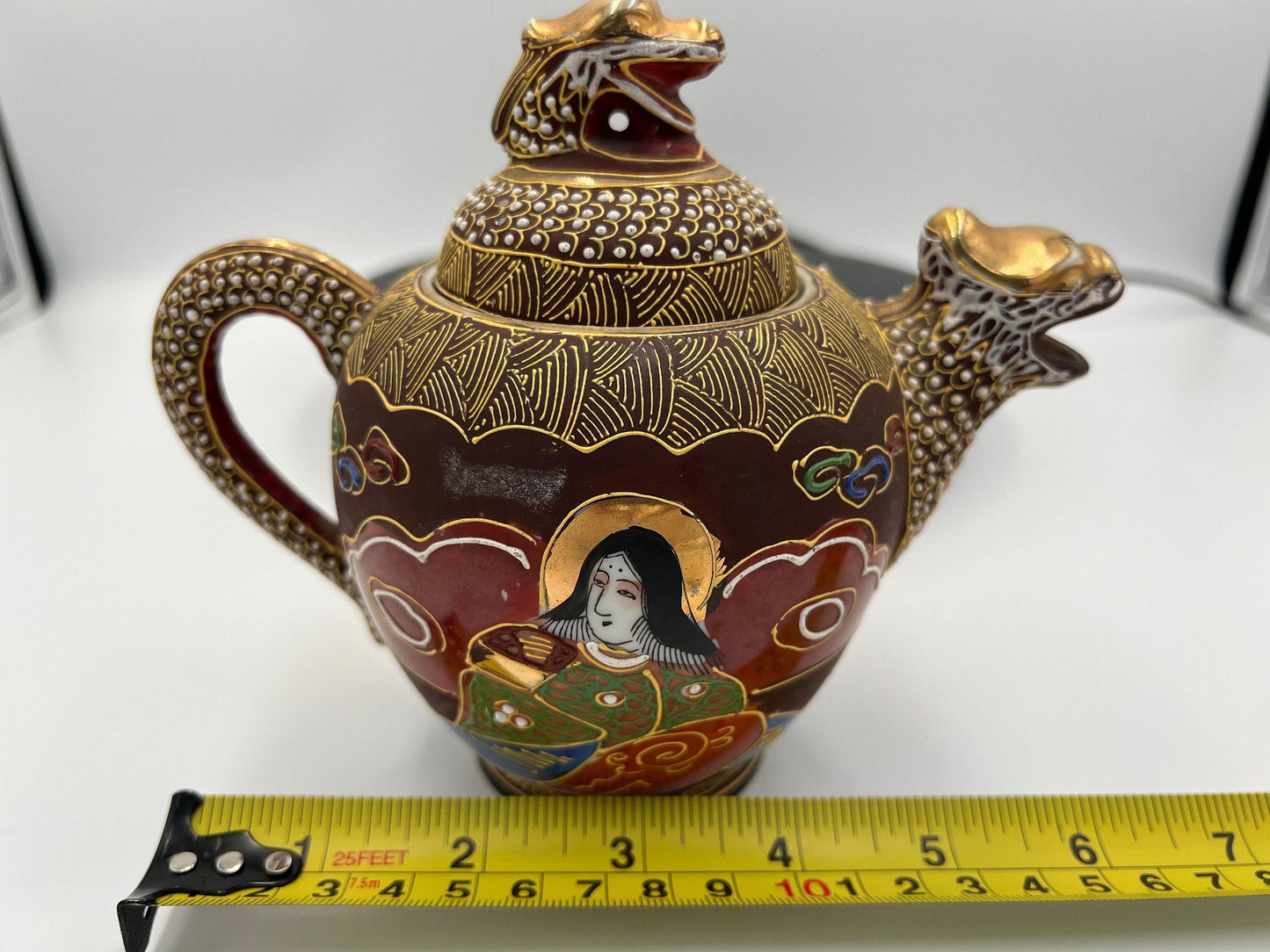 Vintage Moriage Dragonware Teapot, Made in Japan
