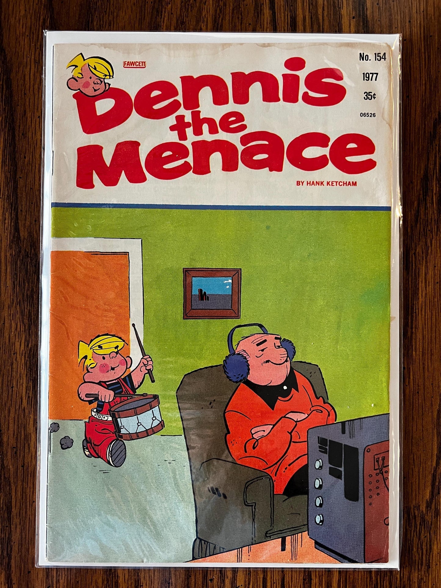 Vintage Dennis the Menace Comic Book Lot: 1977 Fawcett Bronze Age Humor