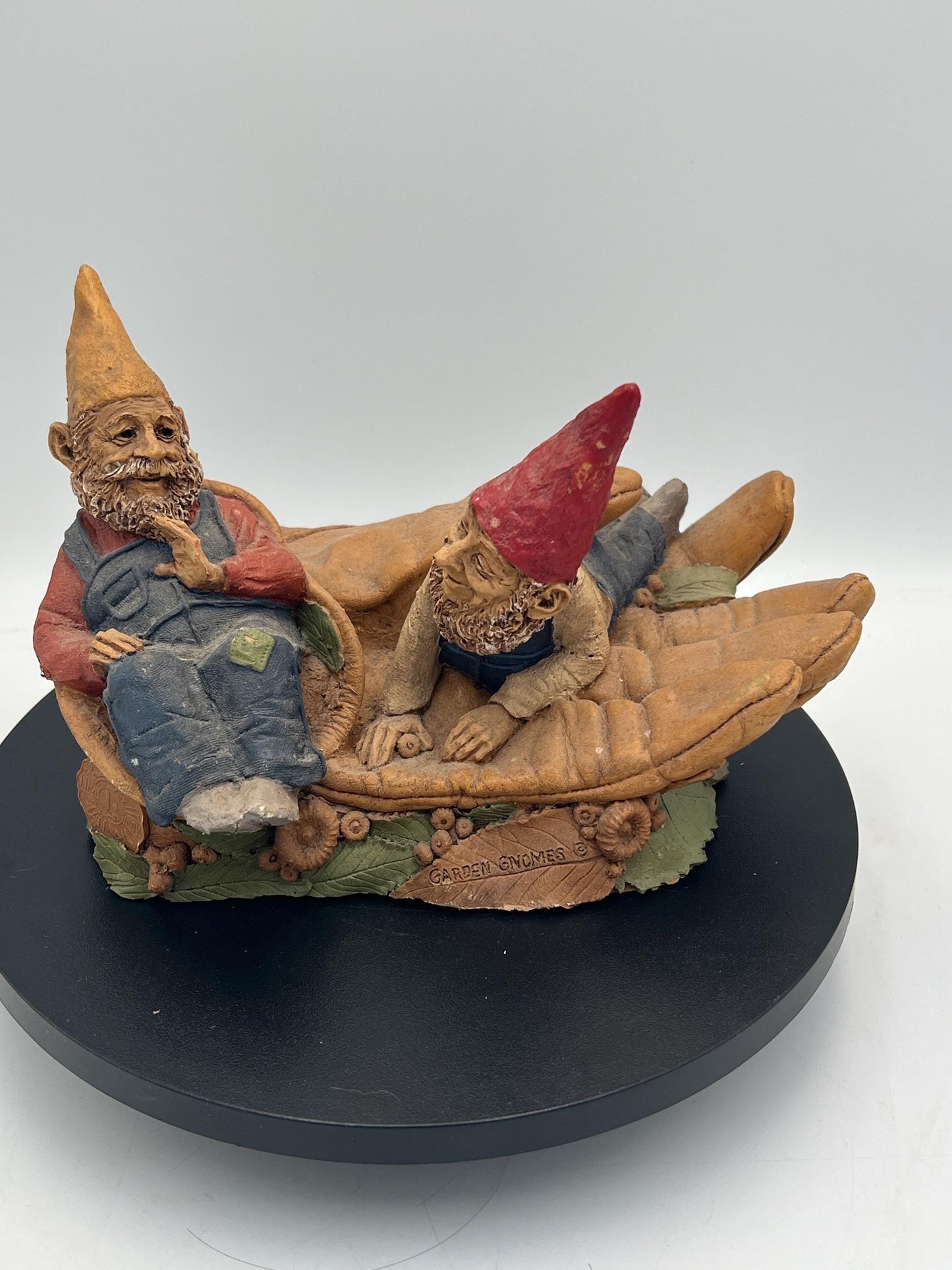 Tom Clark Gnomes | 'Garden Gnomes' Mold 5443 (2000) in Garden Glove and Gnome 'Freddy' | Sold Individually