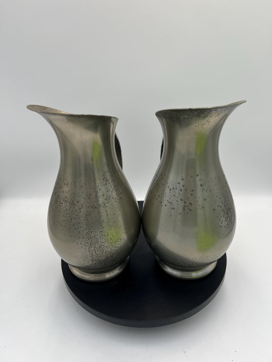 Pair of Mid-Century Royal Holland Pewter Pitchers