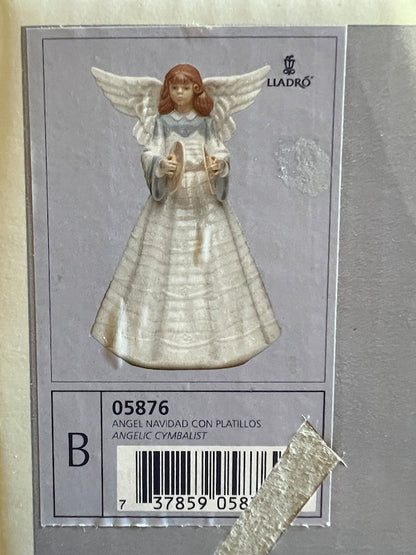 Lladro #5876 "Angel Cymbalist"