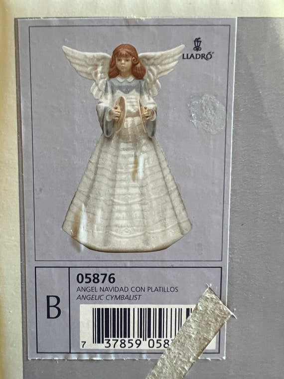 Lladro #5876 "Angel Cymbalist"