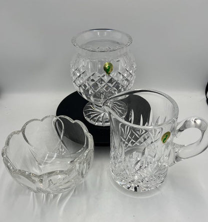 Waterford Crystal - Vase - Bowl - Pitcher. Selling Individually