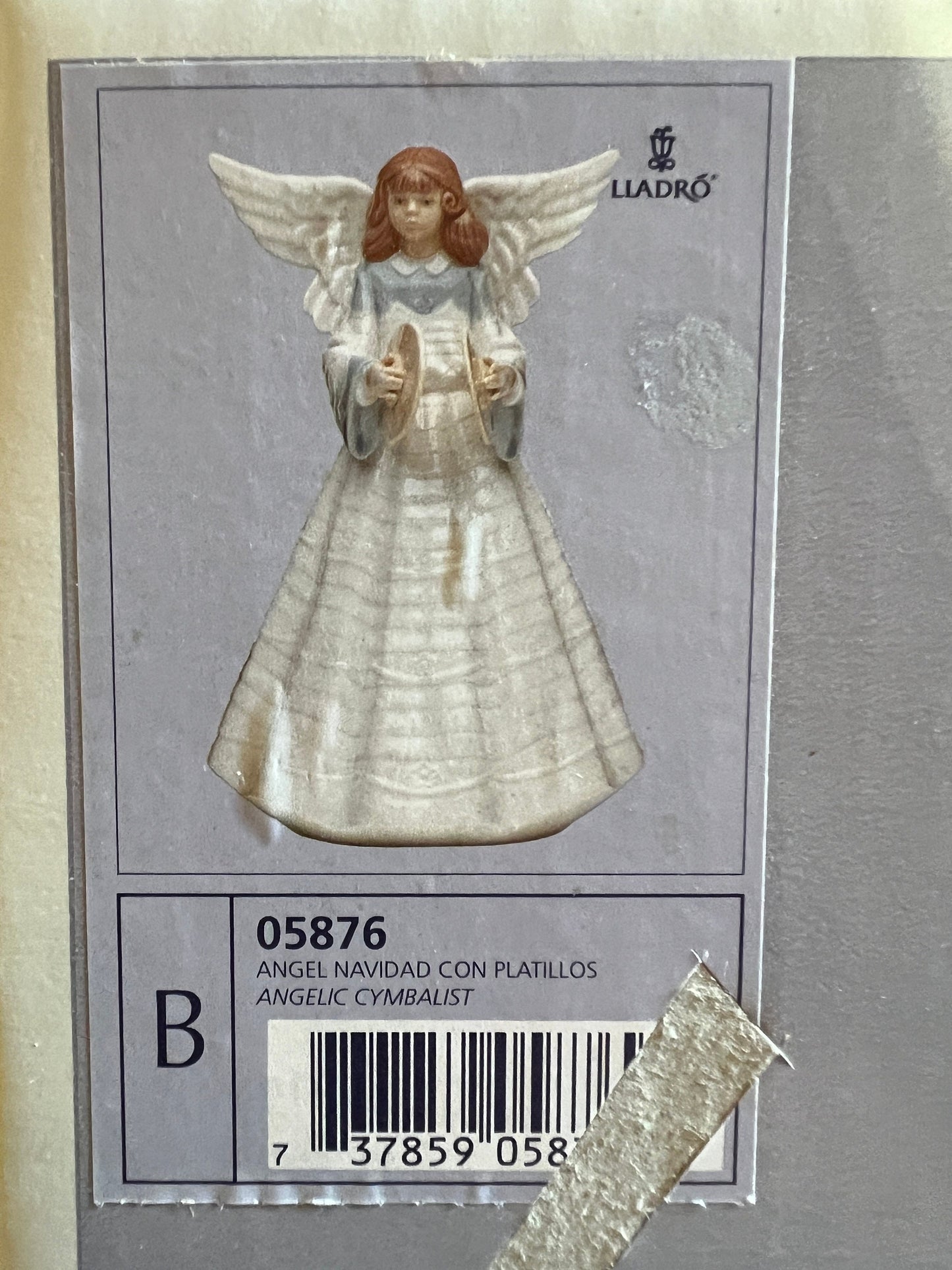 Lladro #5876 "Angel Cymbalist"