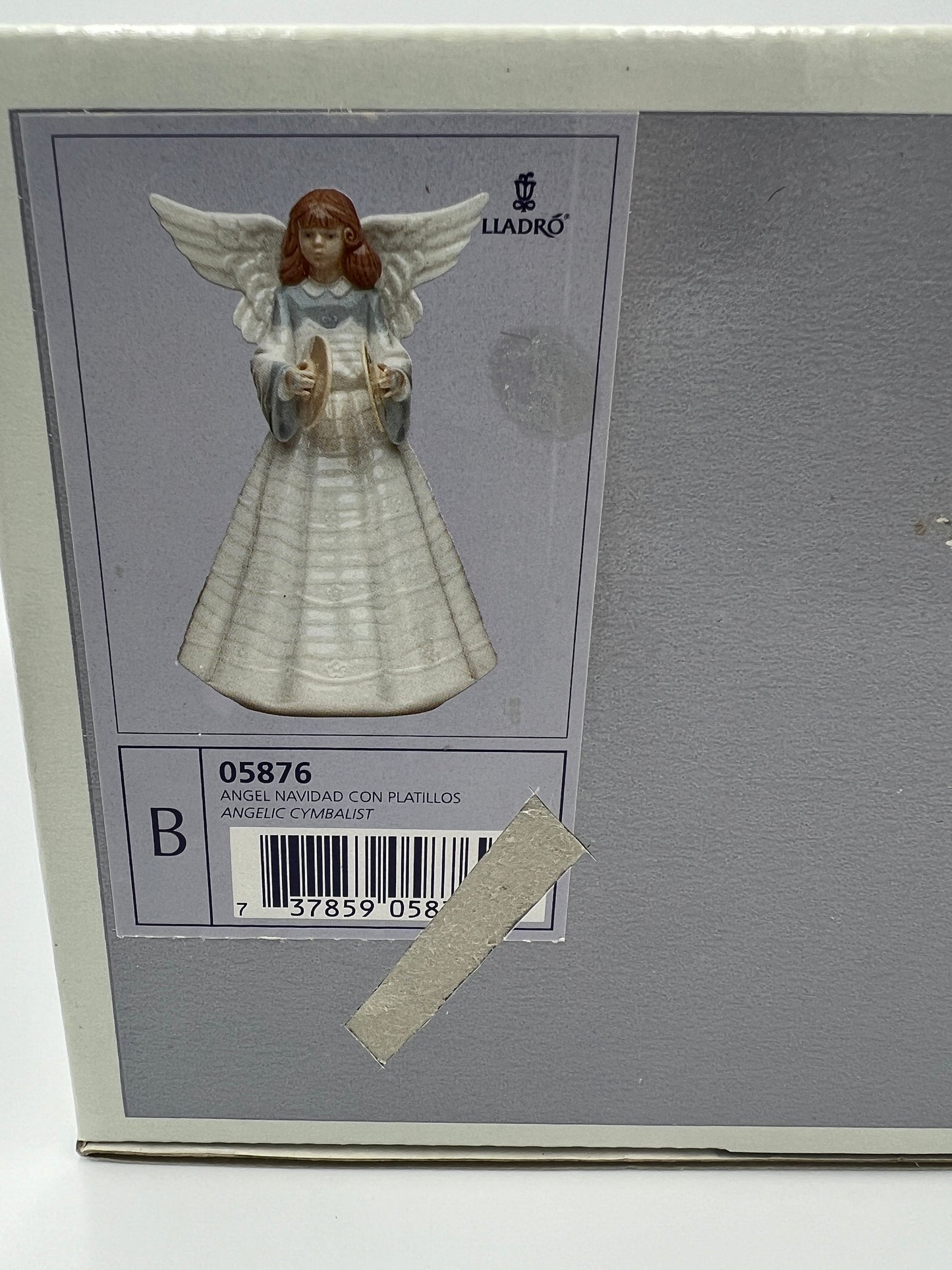 Lladro #5876 "Angel Cymbalist"