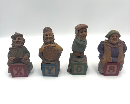 Tom Clark Gnomes: Hand-Carved Alphabet and Number Figurines - Retired Collectibles