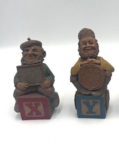 Tom Clark Gnomes: Hand-Carved Alphabet and Number Figurines - Retired Collectibles