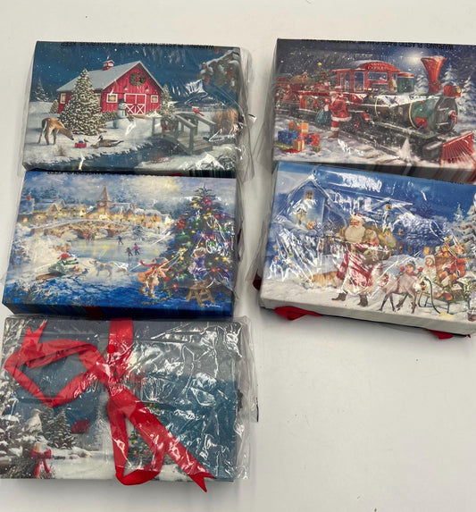 Mr Christmas LED Illuminart Winter Scene 4x6 - 5 Scenes Available - New in Original Plastic
