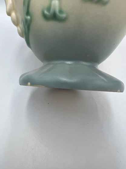 Hull Wildflower Vase: Vintage 1940s Double Handled Floral Pottery