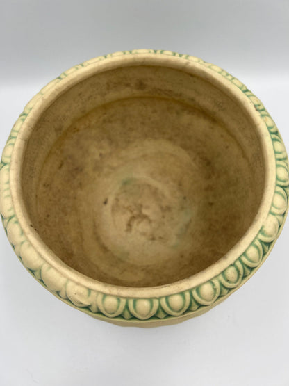 Corinthian Jardiniere Planter: Roseville Pottery, Art Deco - Ceramic Vase