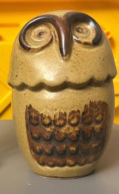 Owl Coin Bank: Vintage Mid-Century Ceramic (1960s Japan)