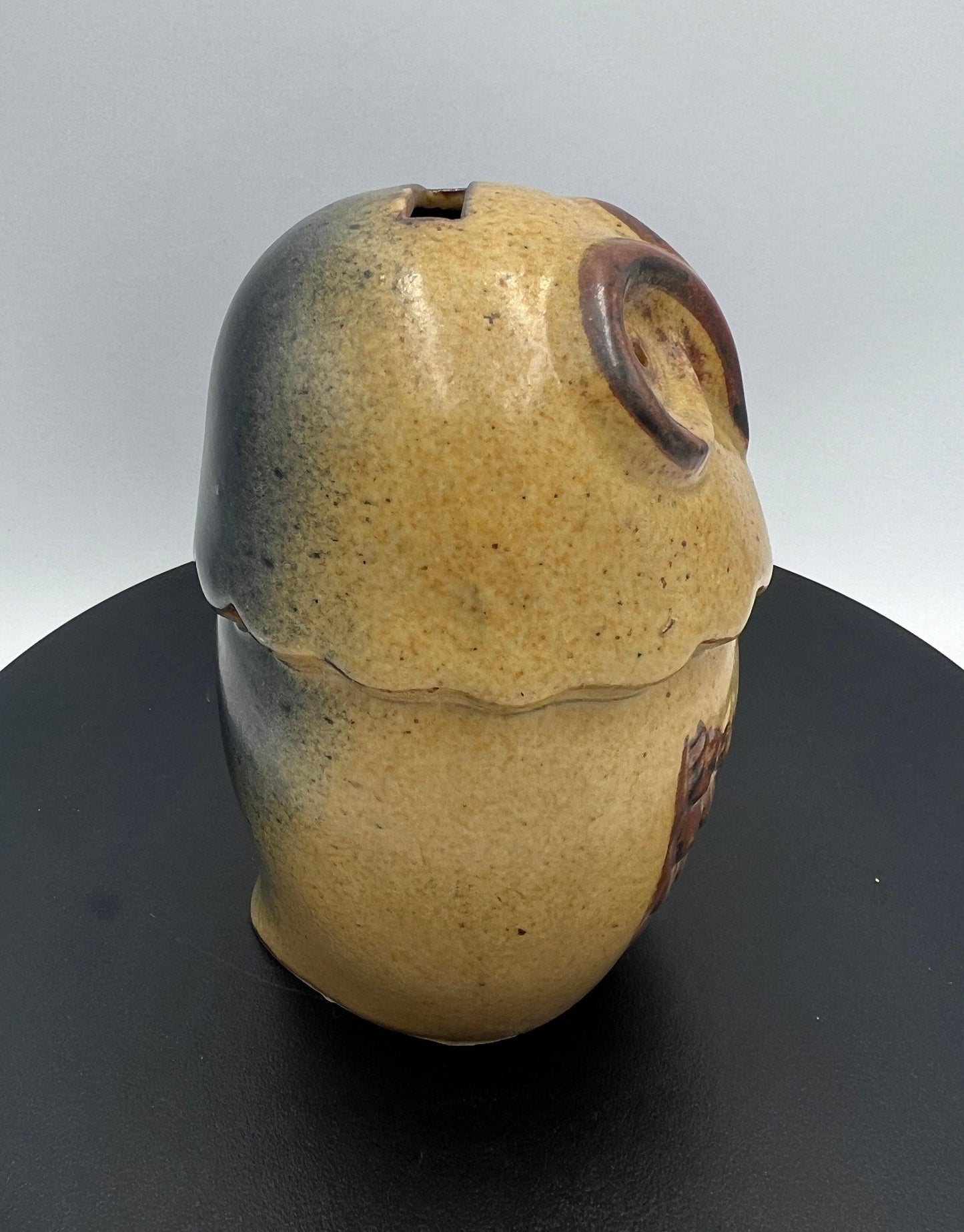 Owl Coin Bank: Vintage Mid-Century Ceramic (1960s Japan)