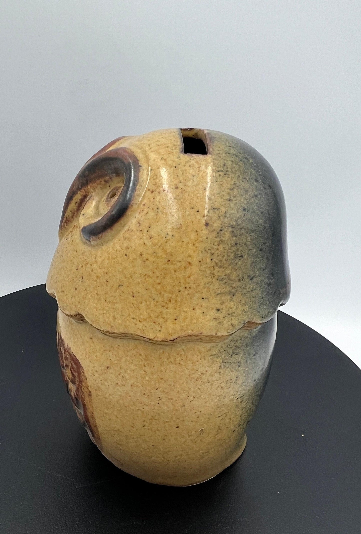 Owl Coin Bank: Vintage Mid-Century Ceramic (1960s Japan)