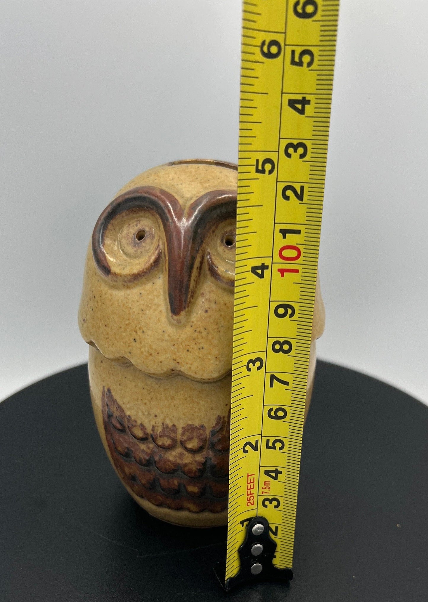 Owl Coin Bank: Vintage Mid-Century Ceramic (1960s Japan)