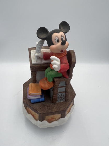 DISNEY Mickey Mouse music box Schmid "We Wish You a Merry Christmas" melody