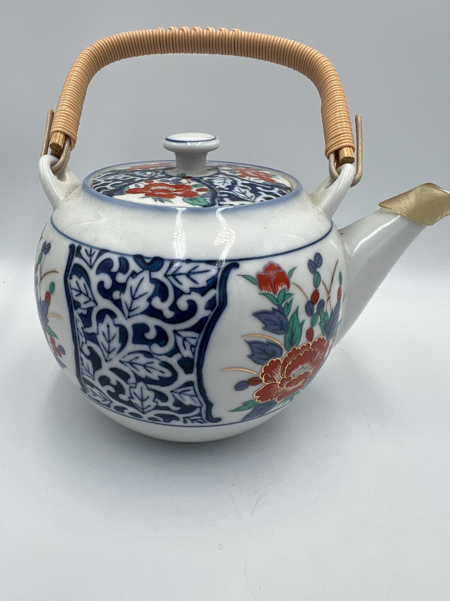 Vintage Japanese Tea Set Porcelain -Teapot & Cups