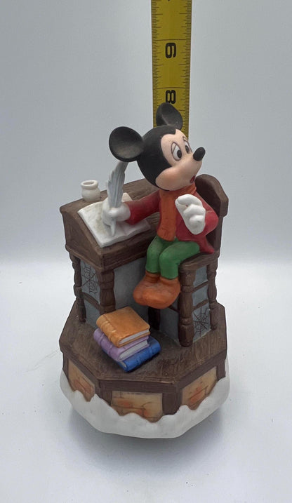 DISNEY Mickey Mouse music box Schmid "We Wish You a Merry Christmas" melody