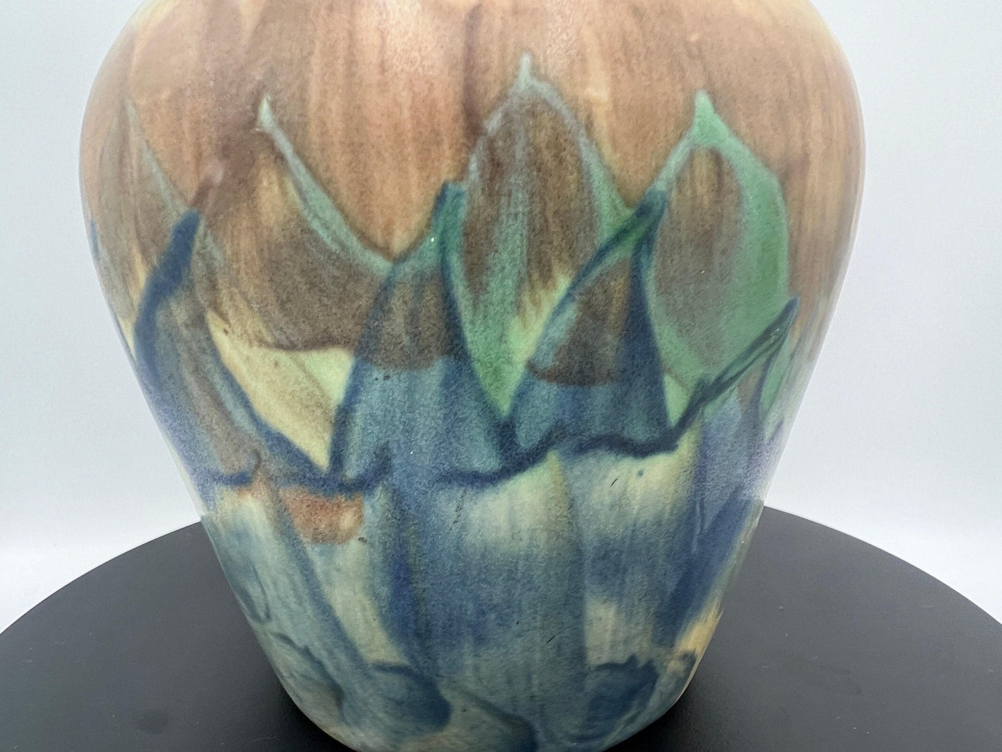 Landsun Pottery Vase by Peters and Reed - Copper Brown Green Glaze
