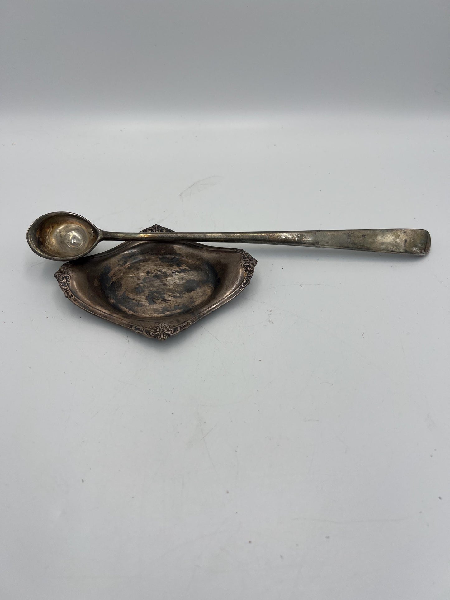 Vintage / Antique St. Paul Hotel Restaurant silver plate and spoon
