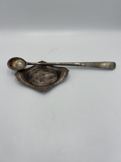 Vintage / Antique St. Paul Hotel Restaurant silver plate and spoon