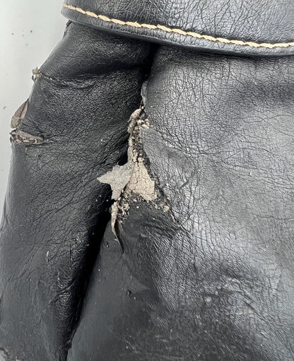 Franco Sarto Handbags: 90s Vintage Black Hobo & White Crossbody - Worn Style