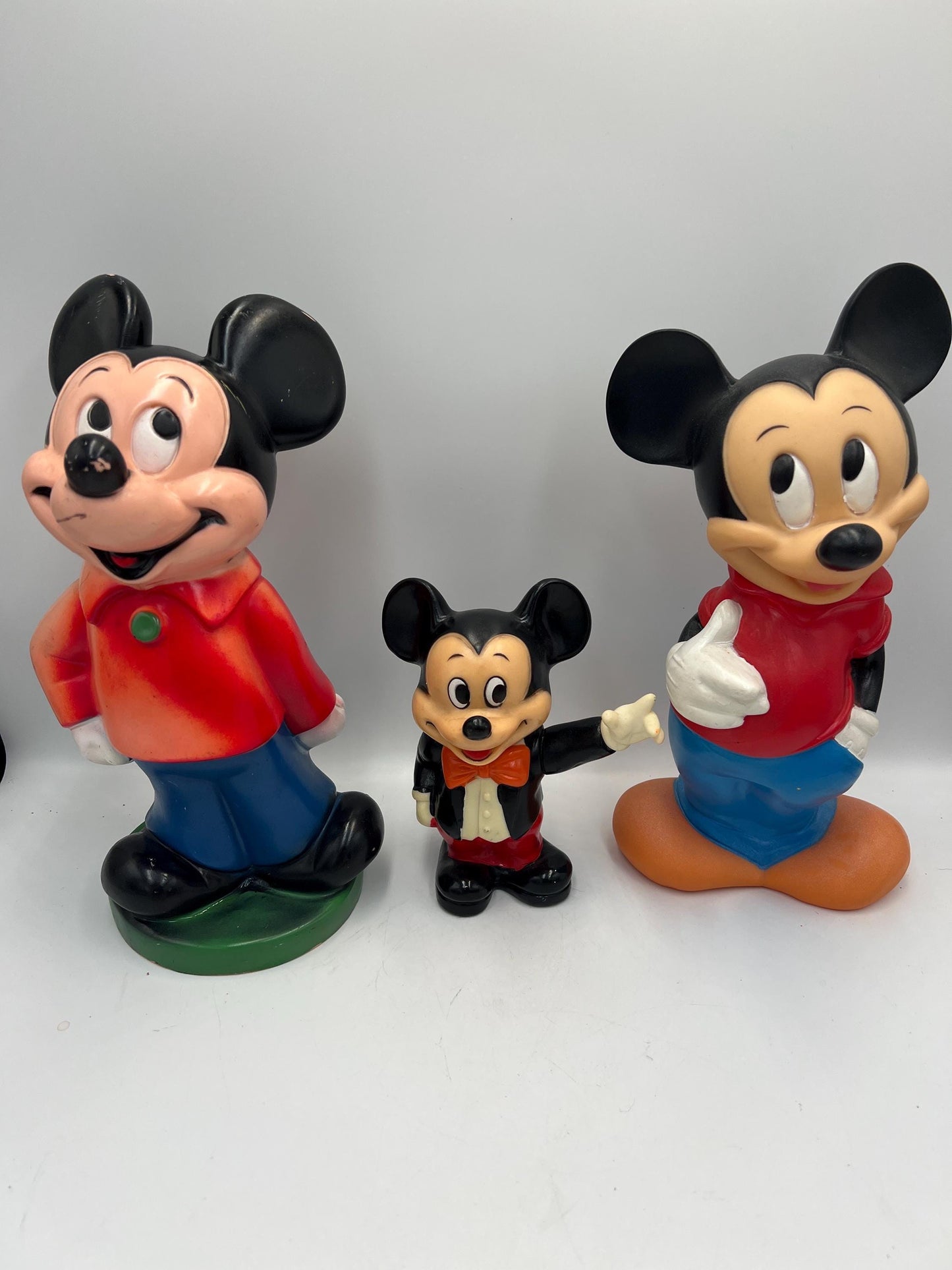 DISNEY Mickey Mouse Banks Plastic Vintage Your Choice