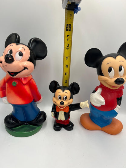 DISNEY Mickey Mouse Banks Plastic Vintage Your Choice