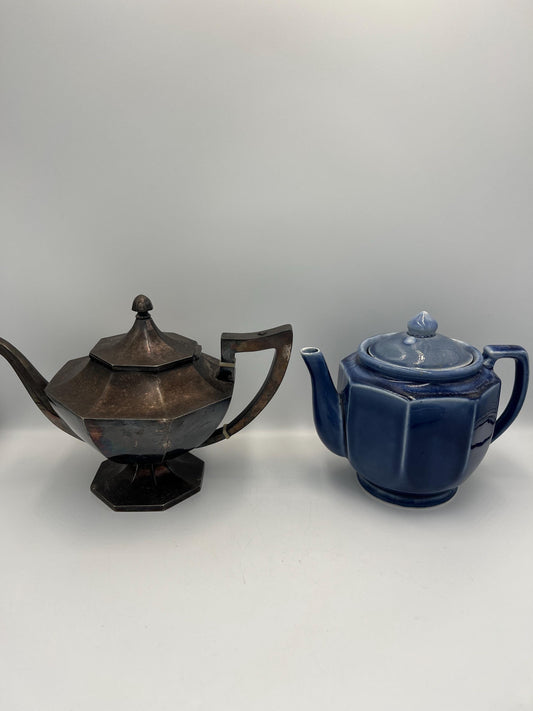 Cool Vintage Teapots, Silver Plated or Japanese Porcelain, Pick Your Favorite