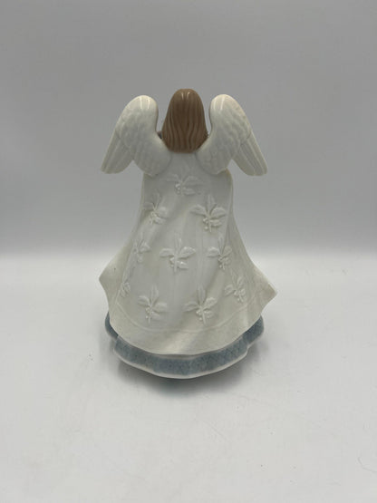 Angel Tree Topper: Lladro Mandolin Player Figurine (1994 Collectible)