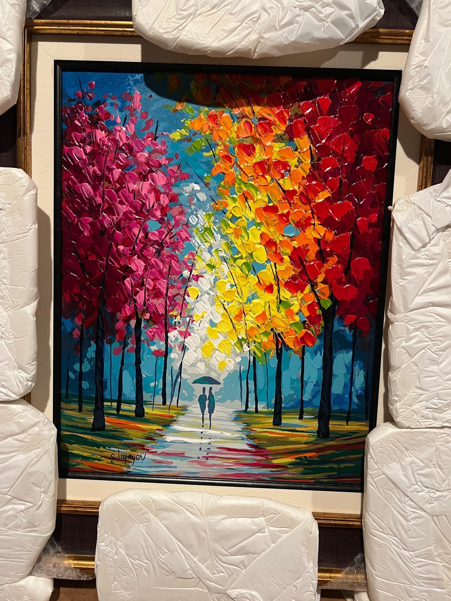 Slava Ilyayev Painting 'Our Golden Days' with COA