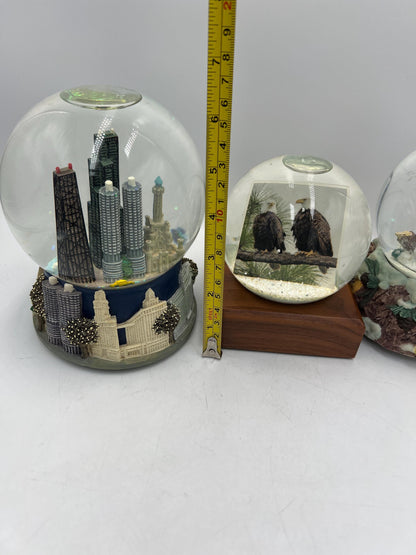 Snow Globes - Chicago Skyline - Cardinals - Eagle Cam - Music