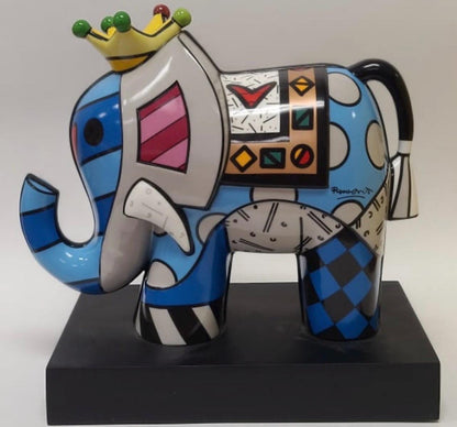 Romero Britto "Great India I" Goebel LE Sculpture