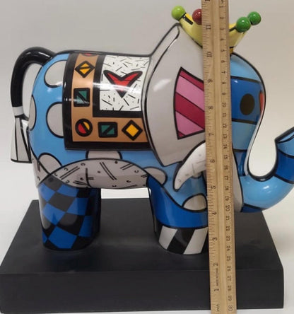 Romero Britto "Great India I" Goebel LE Sculpture