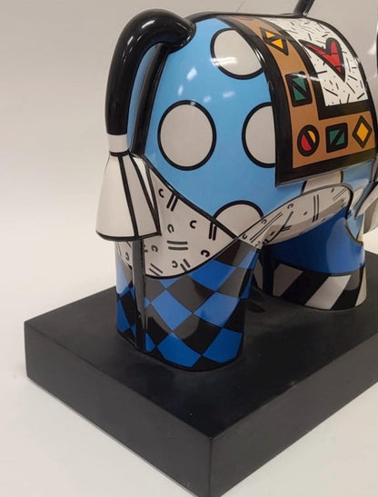 Romero Britto "Great India I" Goebel LE Sculpture