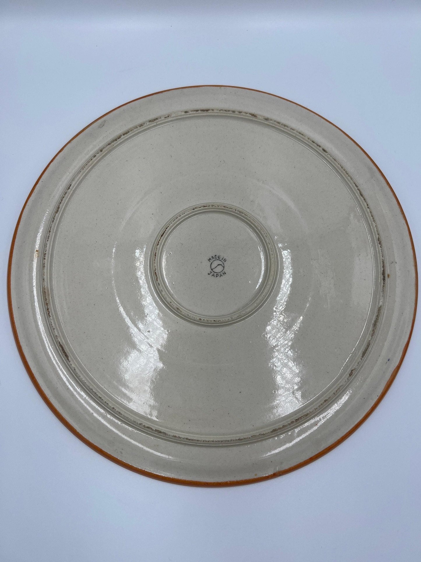 Japanese Vintage Bird Plate - Porcelain, 11 Inch Nature Motif