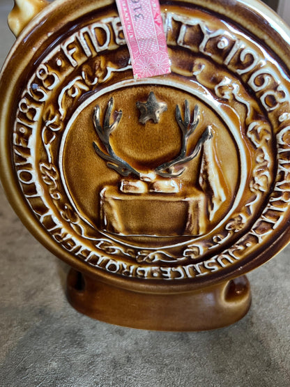 Jim Beam Elks Decanter, Star-Shaped Ceramic (Centennial 1868-1968)