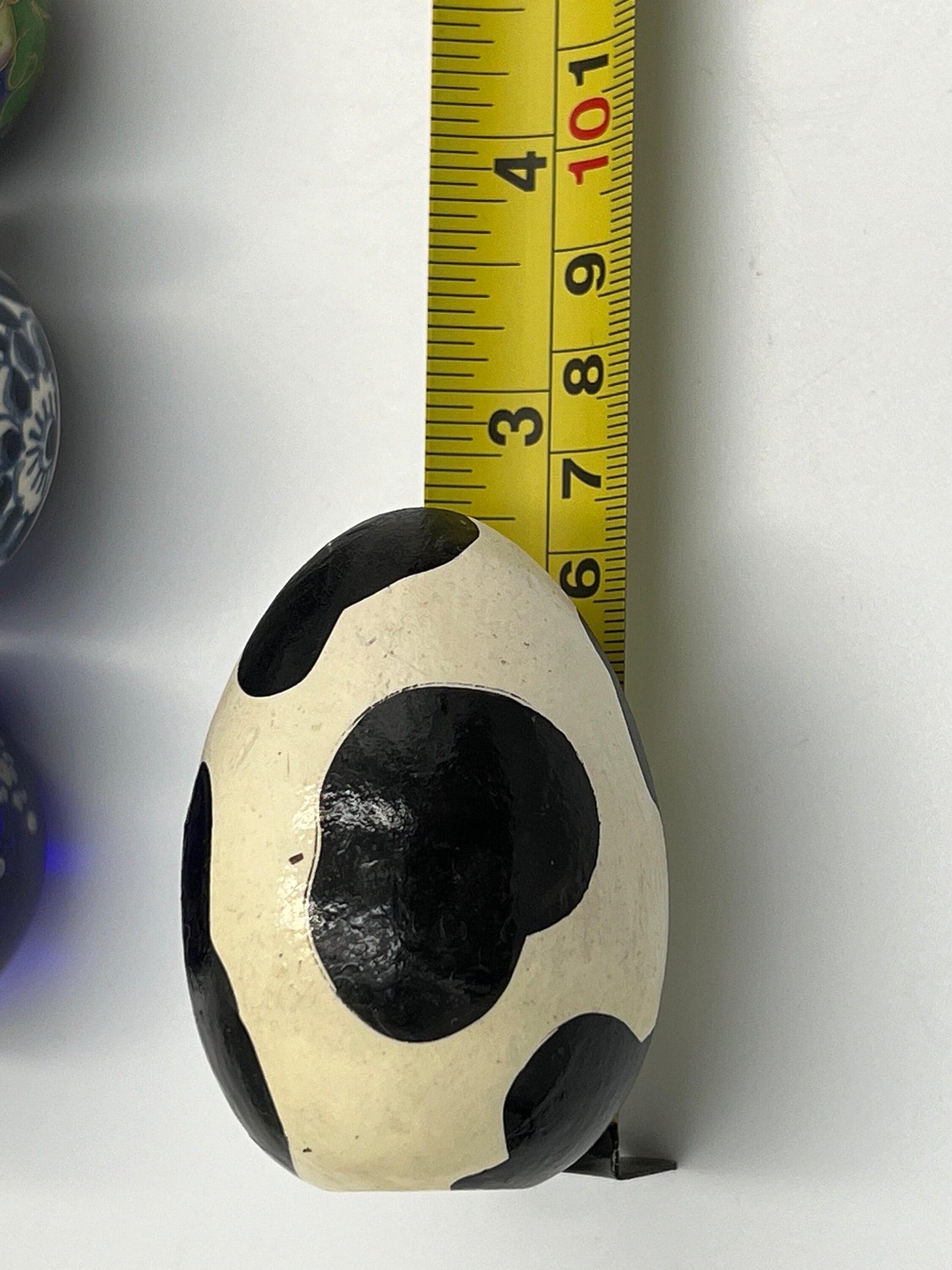 Quirky Decorative Eggs Set: 4 Hand-Painted Styles for Spring