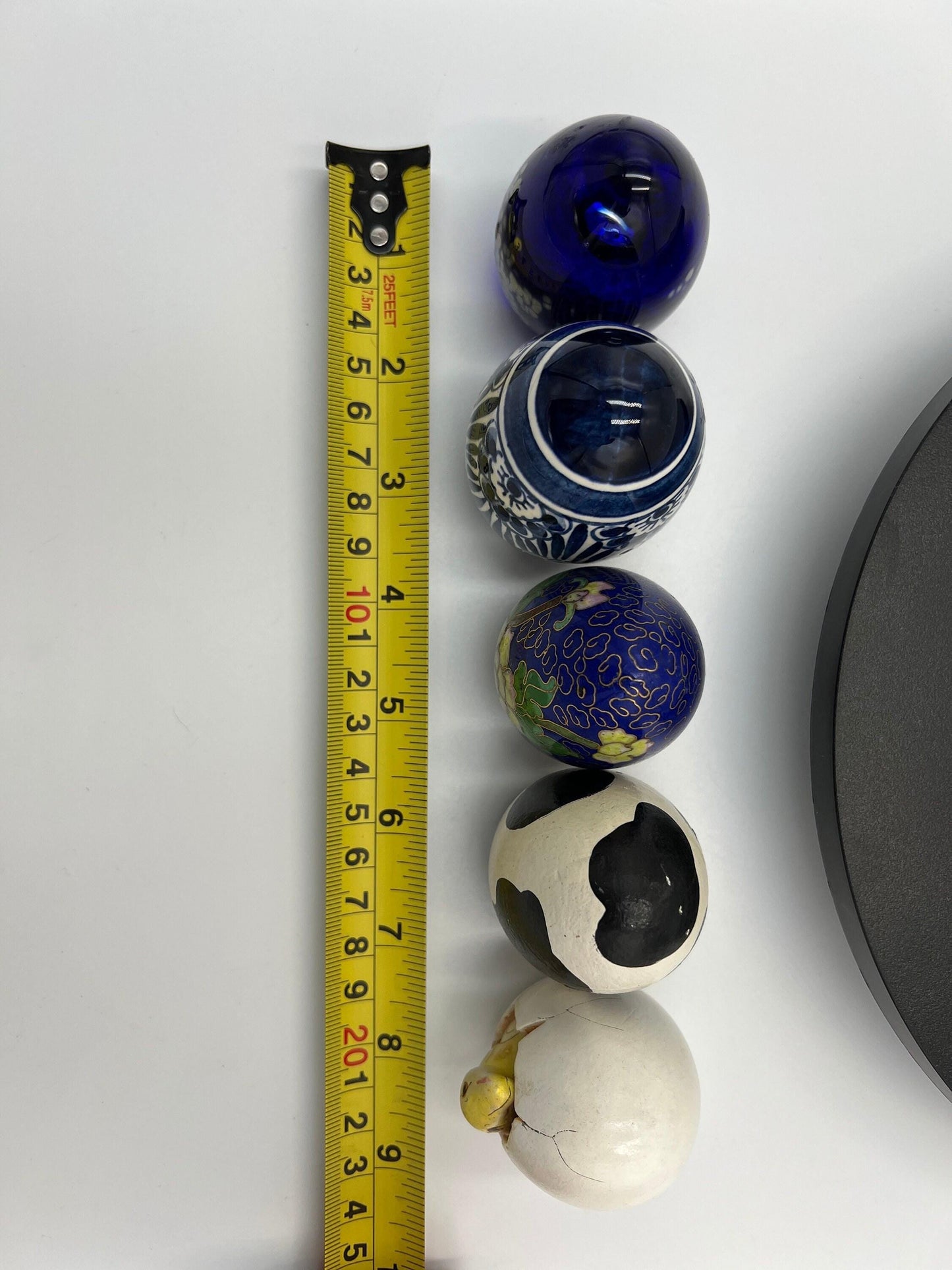 Quirky Decorative Eggs Set: 4 Hand-Painted Styles for Spring