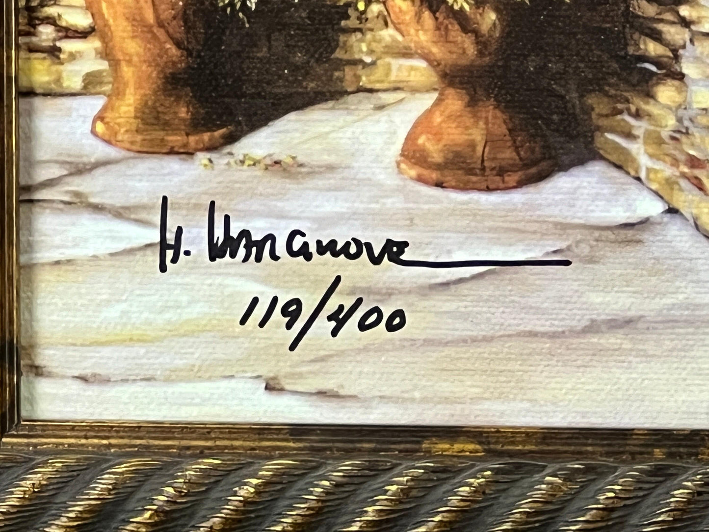 Giclee "Return to Tuscany" by Artist H. Hargrove Signed & Numbered