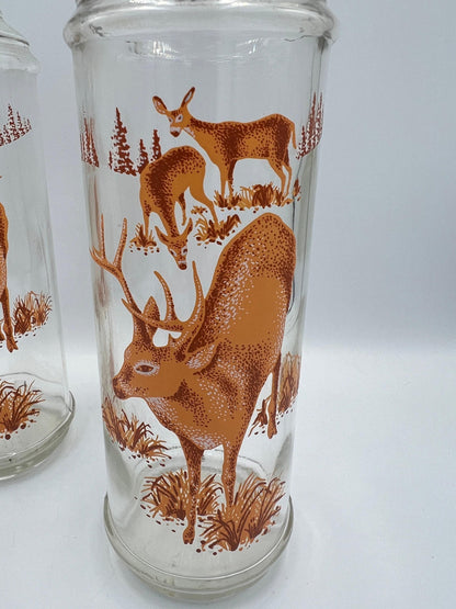 Glass Wildlife Decanters: Cabin Still Sportsman Collection - Rustic Barware